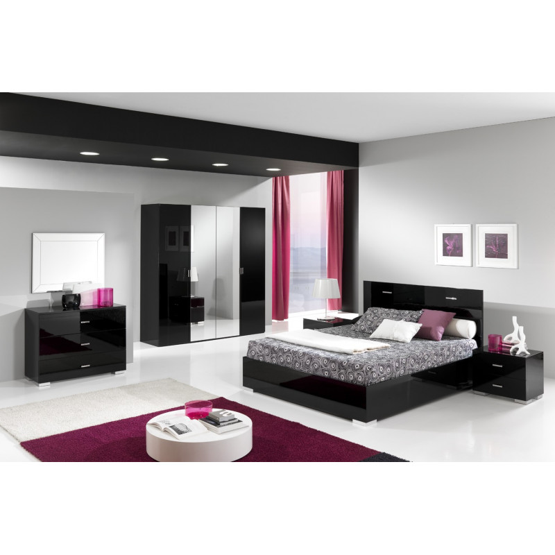 Hoogglans Slaapkamerset Diamond