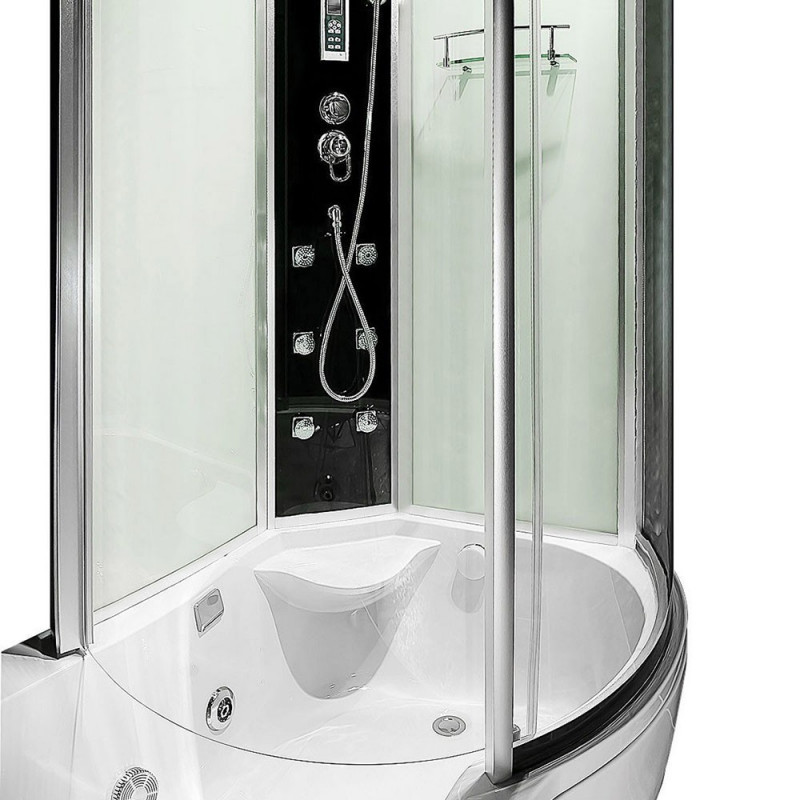 Douche Bad Whirlpool Combinatie Sanza 170 x 98 x 215 CM. Bubbelbad.