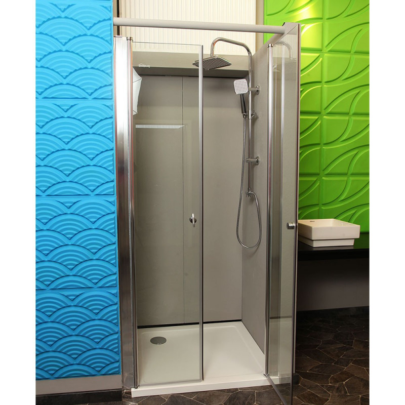 Nis Douchedeuren Helder Glas 115 x 195 CM Sani Nis Douchedeuren Helder Glas 115 x 195 CM Sani