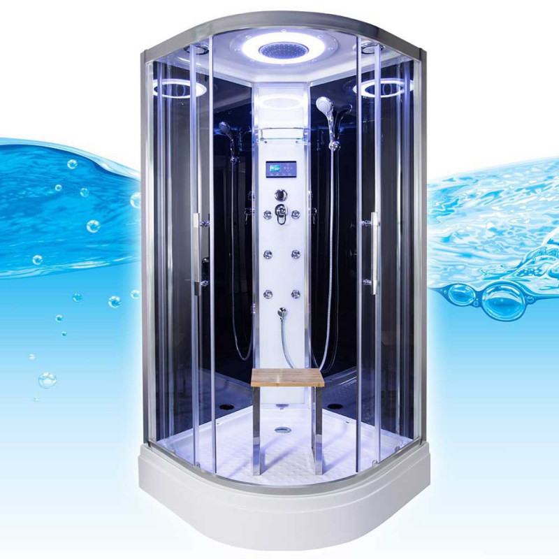 Gesloten douchecabine 90 x 90 x 215 Sepino. Gesloten douchecabine 90