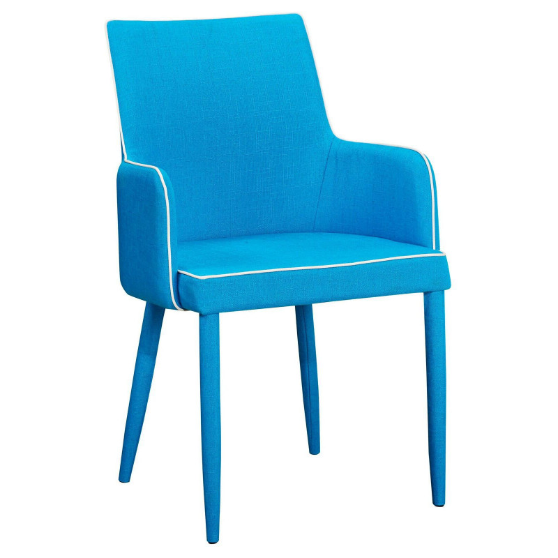 Eetkamerstoel Torino Turquoise blauw
