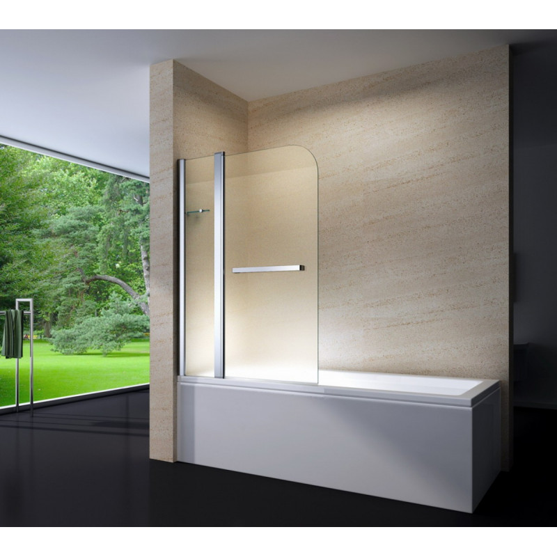Badwand Eliza Mat Glas 120 x 140 CM Badwand Eliza Mat Glas 120 x 140 CM