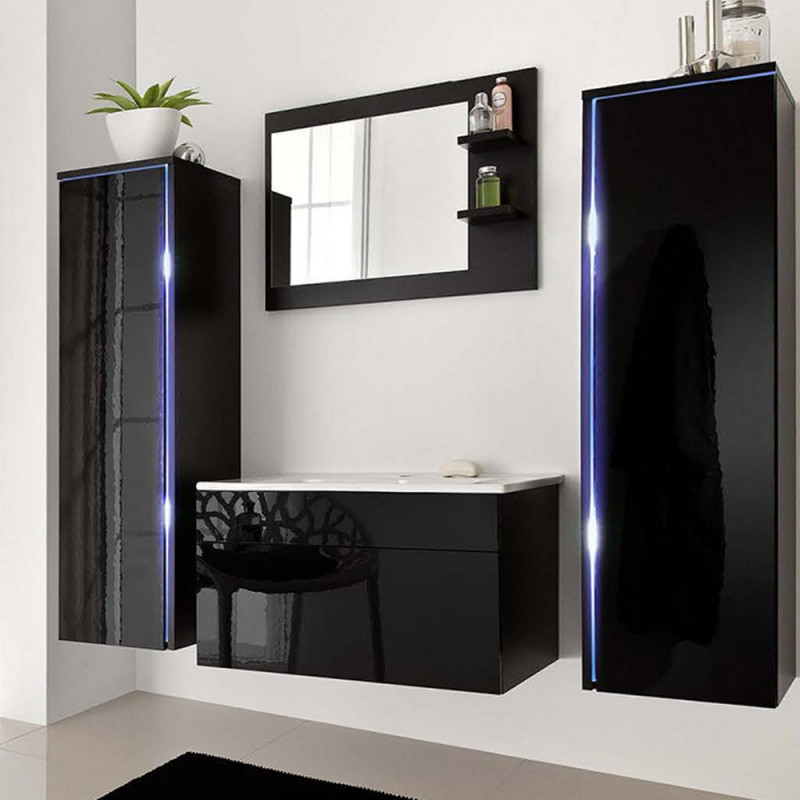 Badkamermeubel Nino Black Badkamermeubel Nino Black