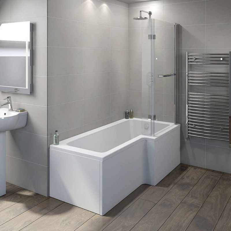 Verrassend Douche- Bad- Combinatie Miloe 170 x 85 CM. Bad 170 x 85 met badwand. IG-37