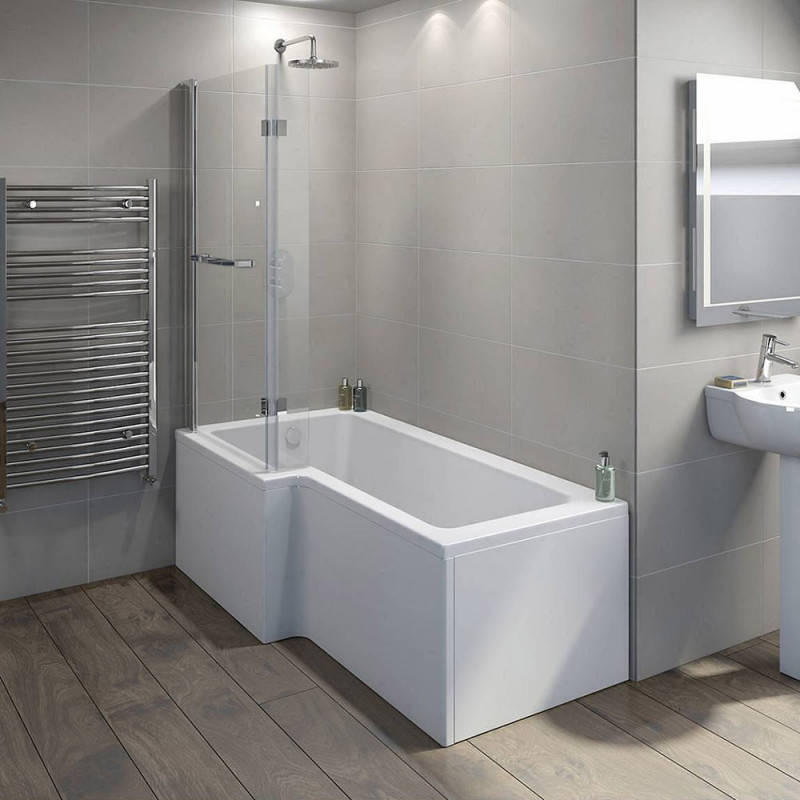 Ongekend Douche- Bad- Combinatie iLona 170 x 85 CM. Bad 170 x 85 met badwand. ME-31