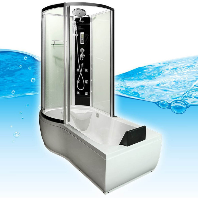 Douche- Bad- Whirlpool Combinatie Primo 170 x 98 x 215 cm Douche- Bad- Whirlpool Combinatie Primo 170 x 98 x 215 cm