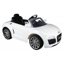 Elektrische Speelgoed Kinderauto. Audi R8 Spyder White Elektrische Speelgoed Kinderauto. Audi R8 Spyder White