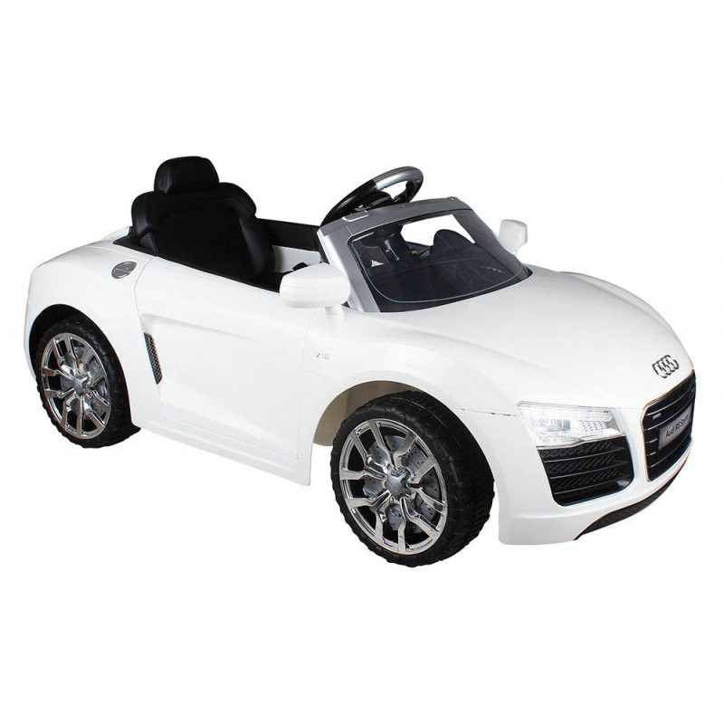 Elektrische Speelgoed Kinderauto. Audi R8 Spyder White