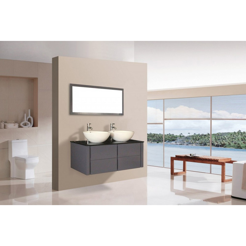 Badkamermeubel Cleopatra Antracito 120 CM Badkamermeubel Cleopatra Antracito 120 CM