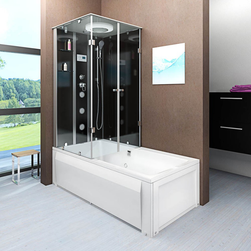Douche- Bad Combinatie Hektor-R 180x90x222CM Douche- Bad Combinatie Hektor-R 180x90x222CM