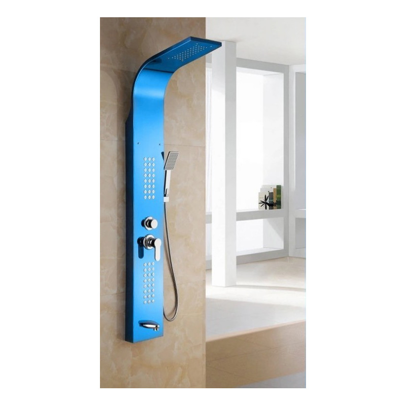 RVS Douchepaneel Delos Blue RVS Douchepaneel Delos Blue