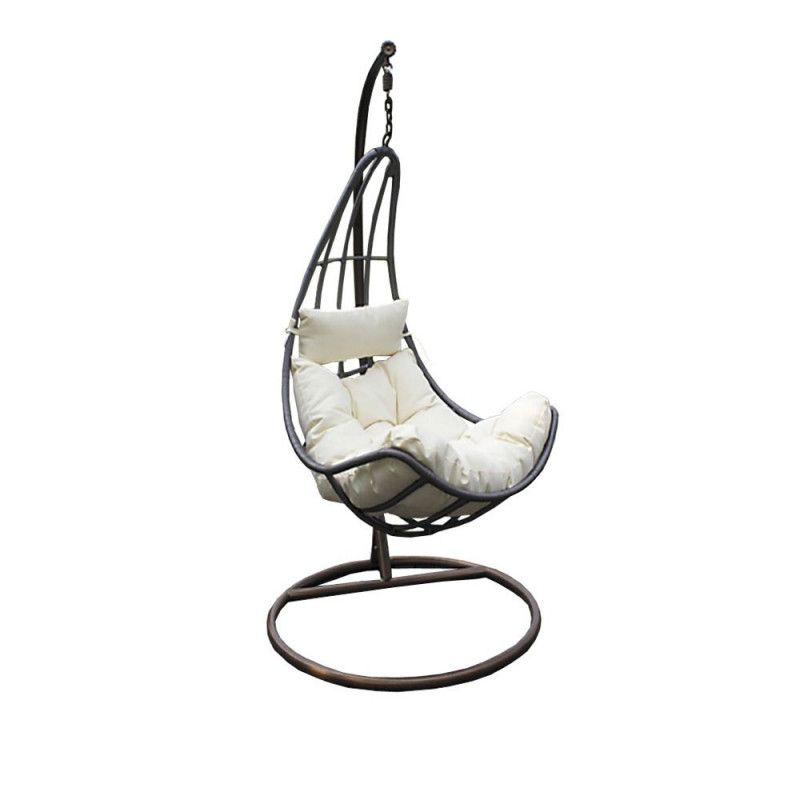 Hangstoel Wicker Kurl White Hangstoel Wicker Kurl White