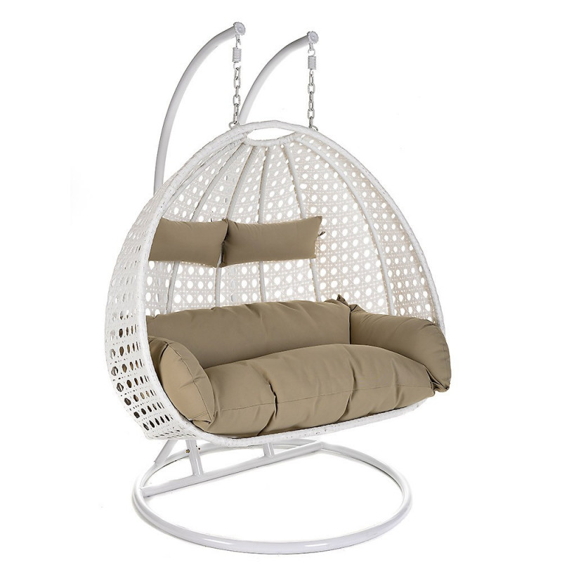2 Persoons Hangstoel Duo White 2 Persoons Hangstoel Duo White