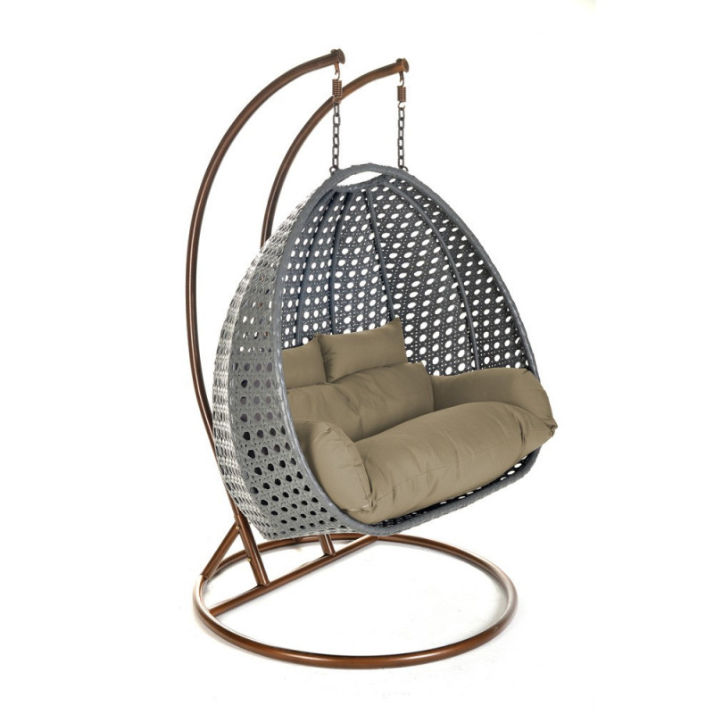 2 Persoons Hangstoel Duo Grey 2 Persoons Hangstoel Duo Grey