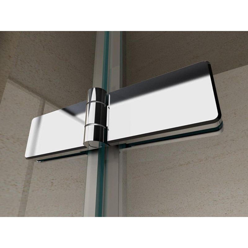 Douchecabine 80x80CM Vierkant Auro - Helder Glas