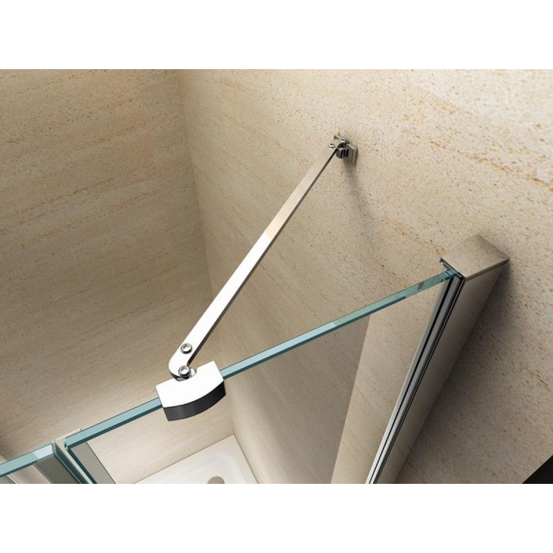 Douchecabine 80x80CM Vierkant Auro - Helder Glas