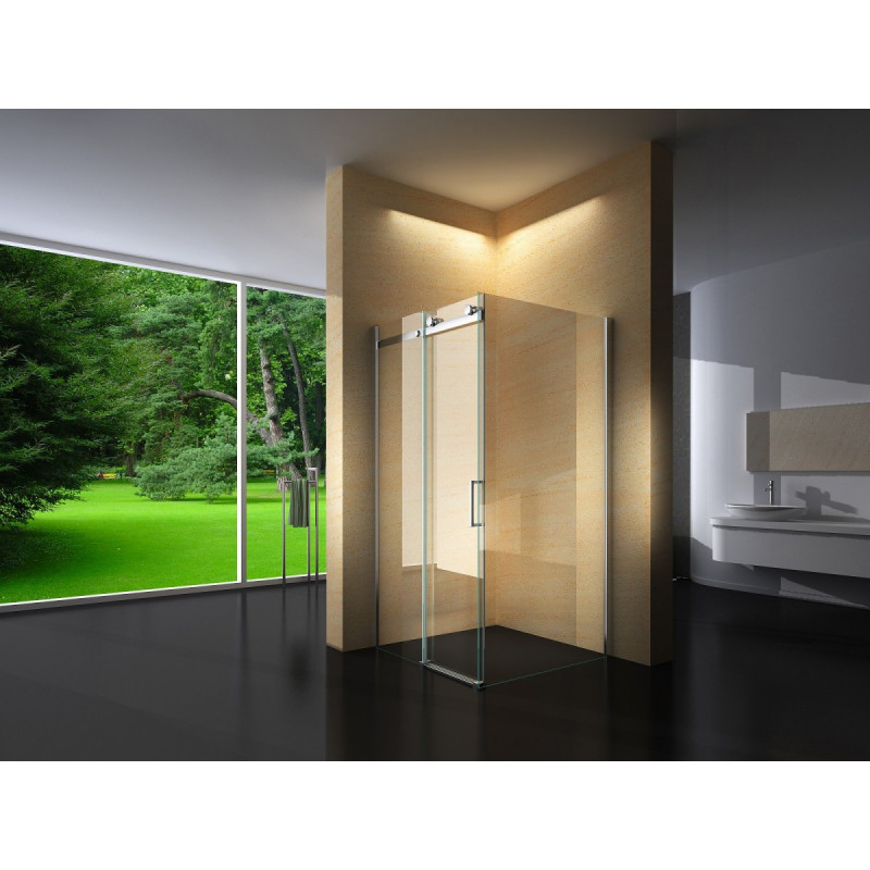 Douchecabine 100x100CM Vierkant Evi- Helder Glas Douchecabine 100x100CM Vierkant Evi- Helder Glas