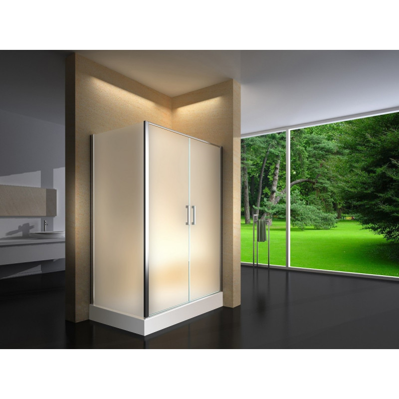 Douchecabine 120x80CM Rechthoekig Argento HB- Mat Glas Douchecabine 120x80CM Rechthoekig Argento HB- Mat Glas