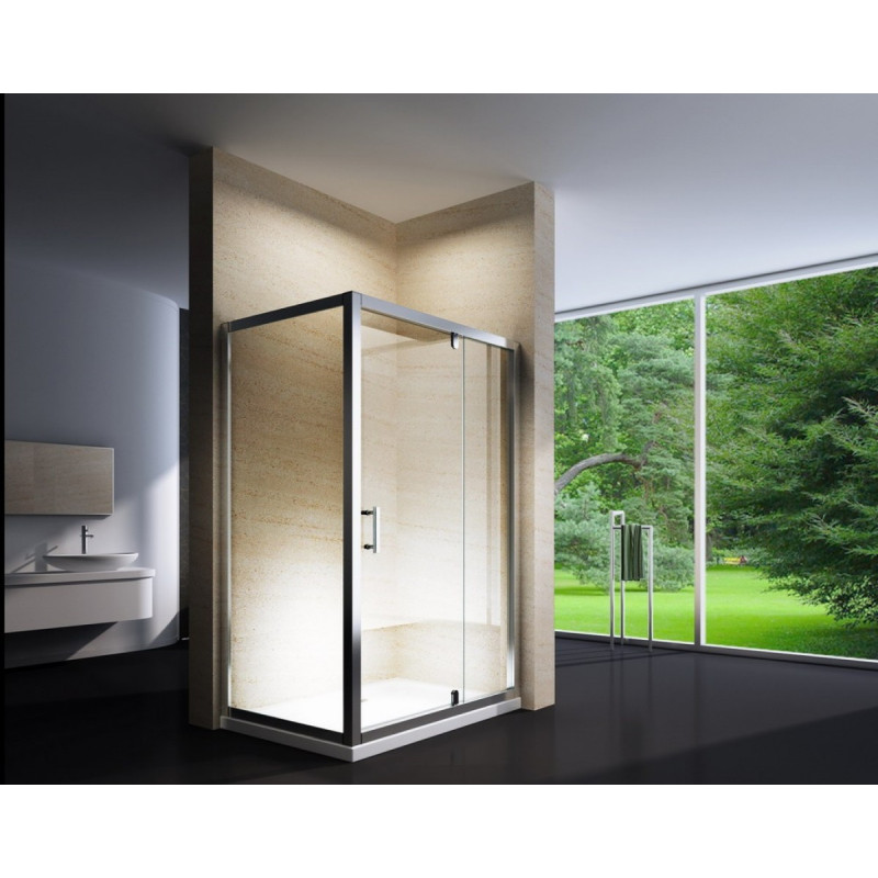 Douchecabine 120x90CM Rechthoekig Marjo LB- Helder Glas Douchecabine 120x90CM Rechthoekig Marjo LB- Helder Glas
