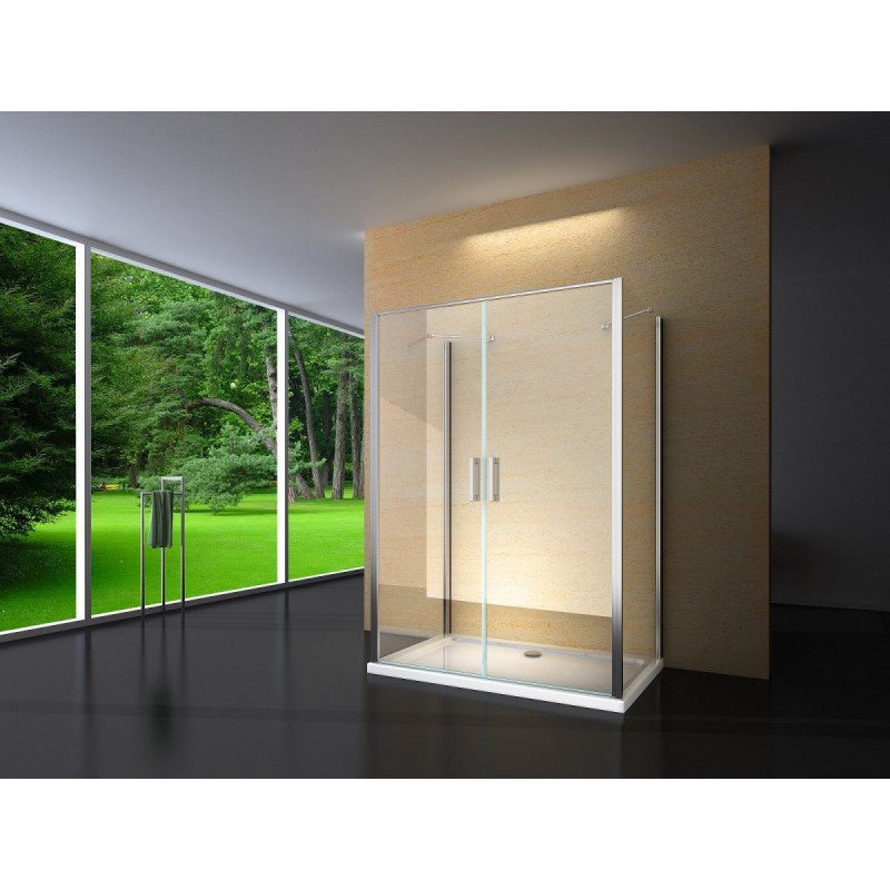 Douchecabine 120x80CM Rechthoekig Idaro LB- HelderGlas