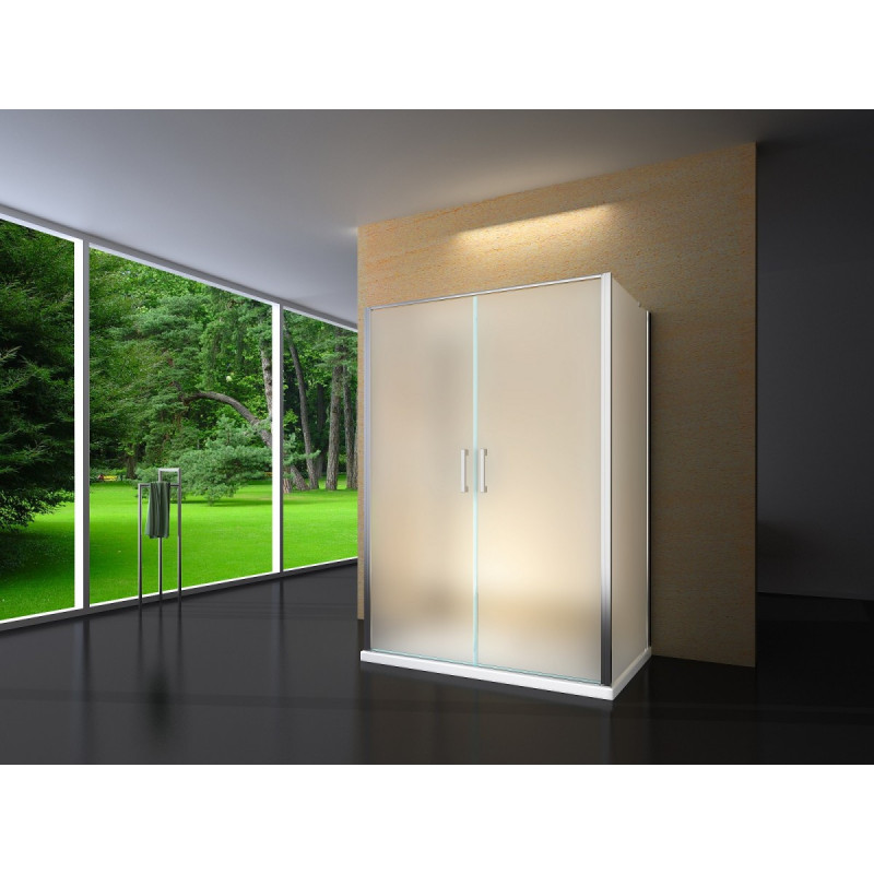 Douchecabine 120x80CM Rechthoekig Idaro LB- Mat Glas Douchecabine 120x80CM Rechthoekig Idaro LB- Mat Glas