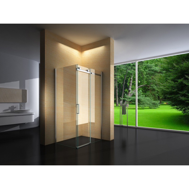 Douchecabine 120x90CM Rechthoekig Vita- Helder Glas