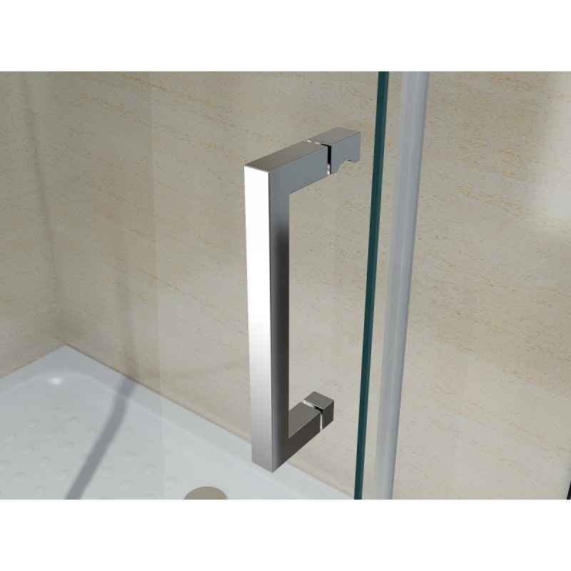 Douchecabine 120x90CM Rechthoekig Vita- Helder Glas
