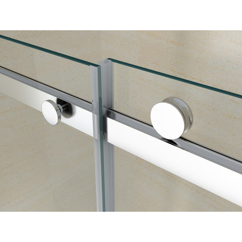 Douchecabine 120x90CM Rechthoekig Vita- Helder Glas