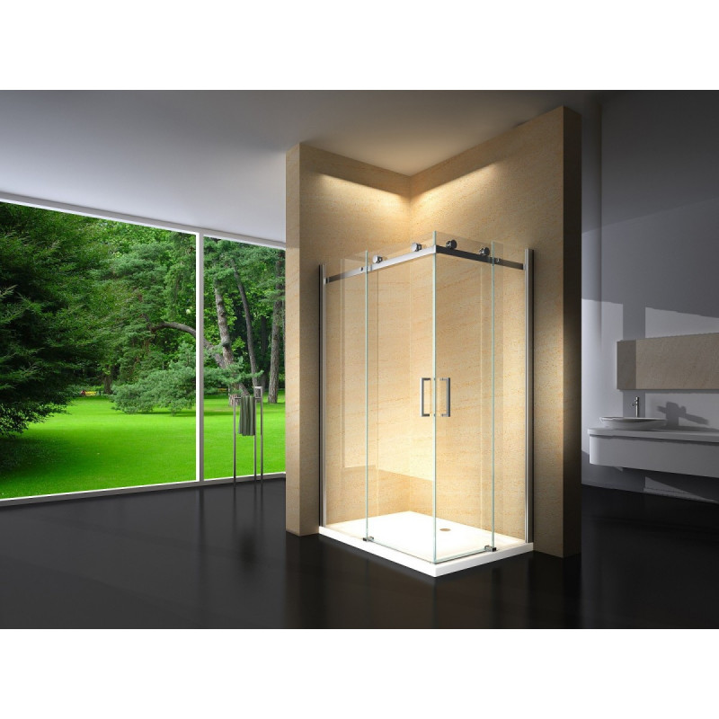 Douchecabine 120x90CM Vierkant Vivo LB- Helder Glas - Rechts Douchecabine 120x90CM Vierkant Vivo LB- Helder Glas - Rechts