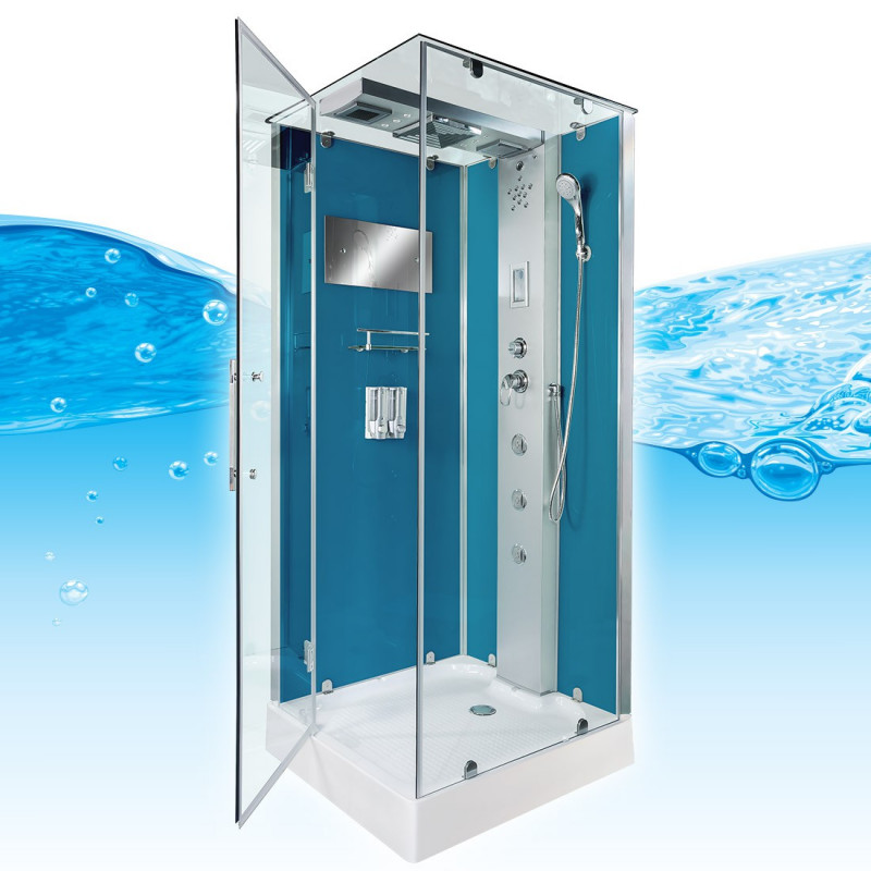 Douchecabine Lanzo 80 x 80, 90 x 90, 100 x 100. Gesloten douchecabine