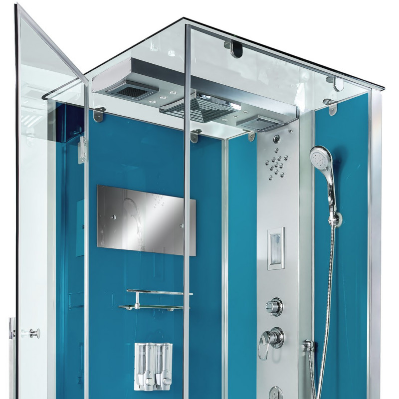 Douchecabine Lanzo 80 x 80, 90 x 90, 100 x 100. Gesloten douchecabine