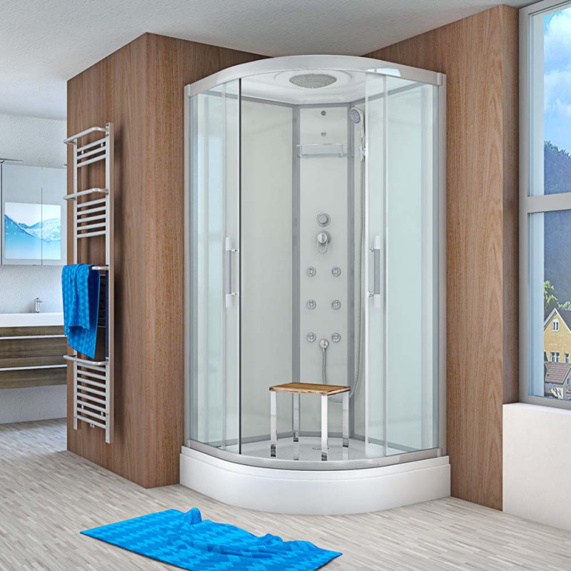 Douchecabine 90x90 Eden. Complete Gesloten Douchecabine