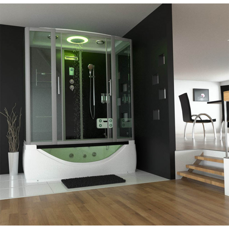 Bad Douche Whirlpool Stoom Combinatie 170X90CM. Douche Bad 170 CM