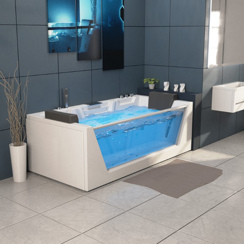 Oraal viool tolerantie Whirlpool Bubbelbad Porto 180X88X60CM. Baden Outlet