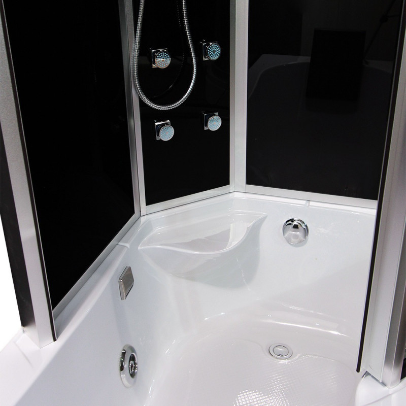 Douche Bad Whirlpool Combinatie Torino170 x 98 x 215 CM. Bubbelbad.