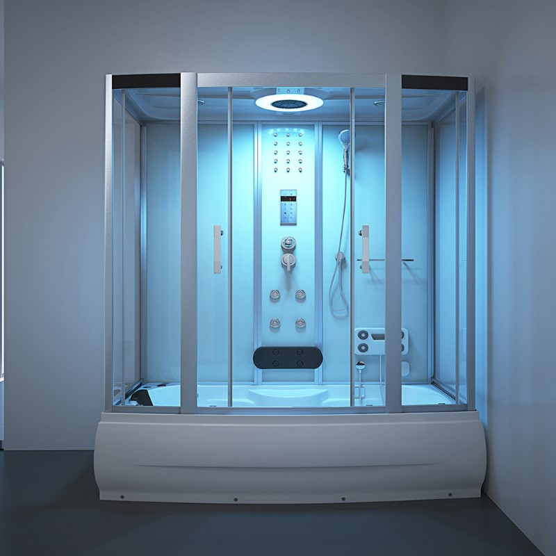 Bad Douche Whirlpool Stoom Combi 190x100CM Crema XXL.