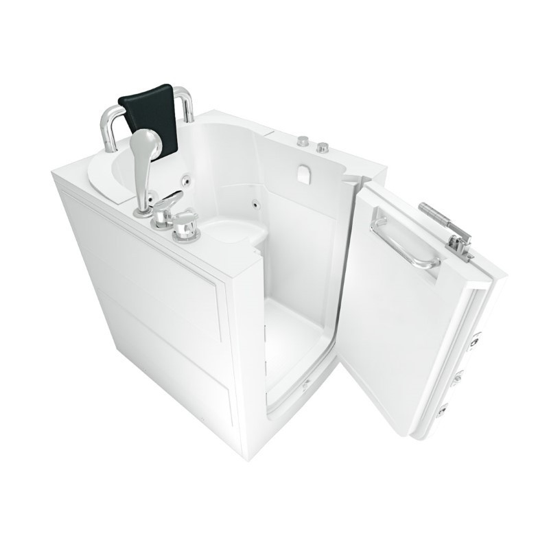 Instapbad Inloopbad Zitbad Lotus 90X80X100 Met Whirlpool