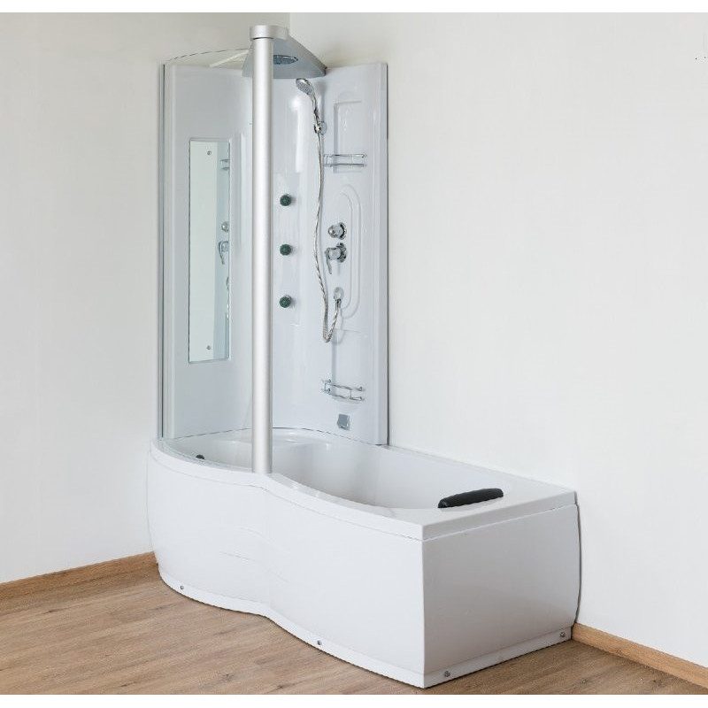 Douche- Bad Combinatie Dauphine Rechts 170X90 Douche- Bad Combinatie Dauphine Rechts 170X90