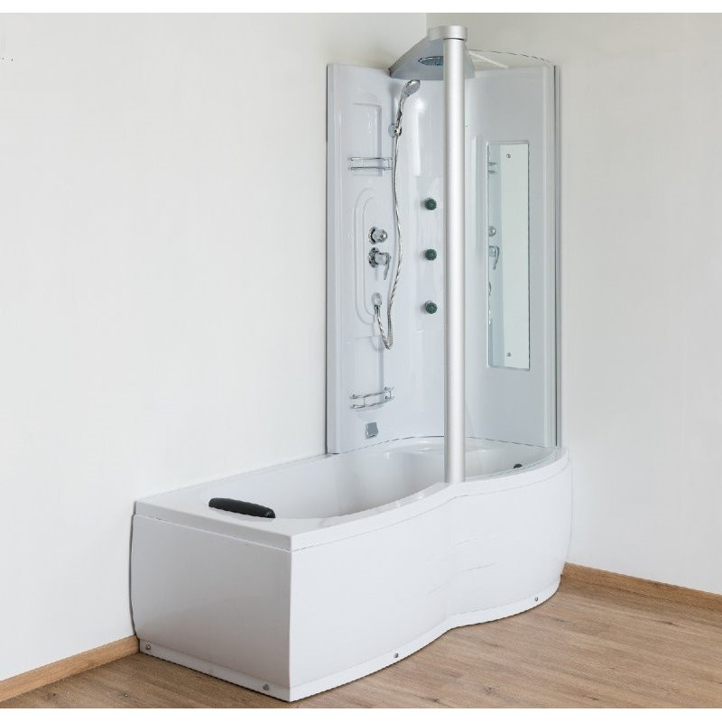 Douche- Bad Combinatie Dauphine Links 170X90 Douche- Bad Combinatie Dauphine Links 170X90