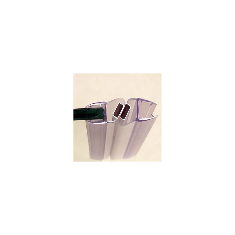 Set Magneetstrips voor 5mm glas 185cm