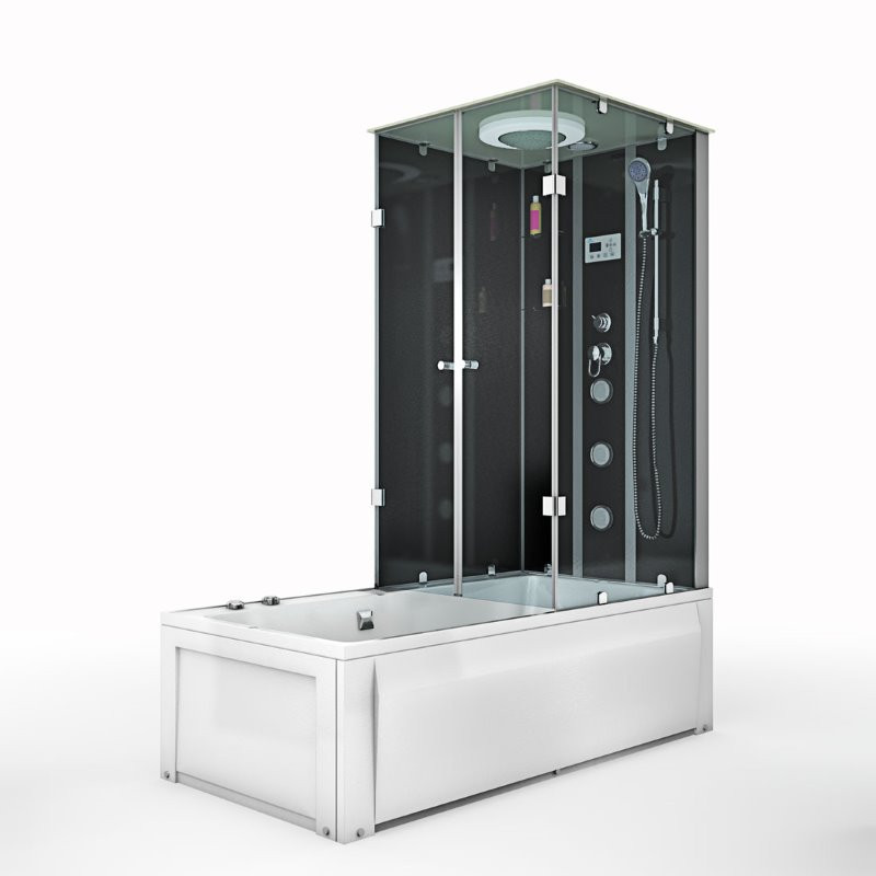 Douche- Bad Whirlpool Combinatie Helos-L 180x90x222CM Douche- Bad Whirlpool Combinatie Helos-L 180x90x222CM