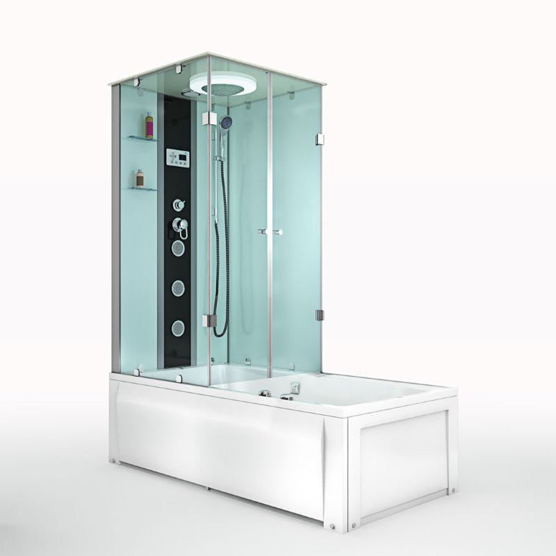 Douche- Bad Whirlpool Combinatie Silvus-R 180x90x222CM Douche- Bad Whirlpool Combinatie Silvus-R 180x90x222CM
