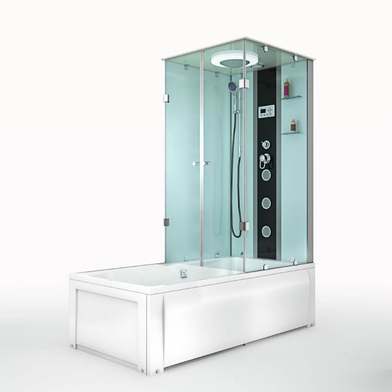 Douche- Bad Combinatie Loena-L 180x90x222CM Douche- Bad Combinatie Loena-L 180x90x222CM