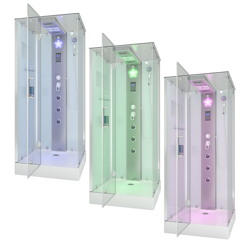 Stoomcabine Monza 90 X 90 X 218 CM