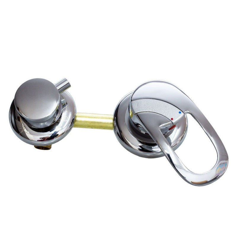 Douchecabine Mengkraan 12cm 3 voudige schakelaar met stoomuitgang.