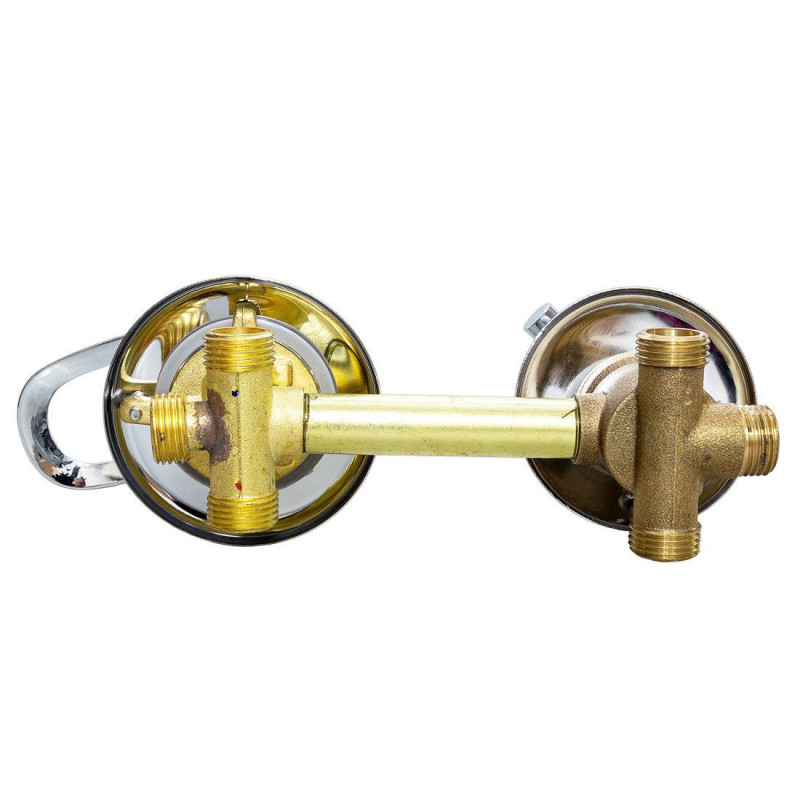 Douchecabine Mengkraan 12cm 3 voudige schakelaar met stoomuitgang.