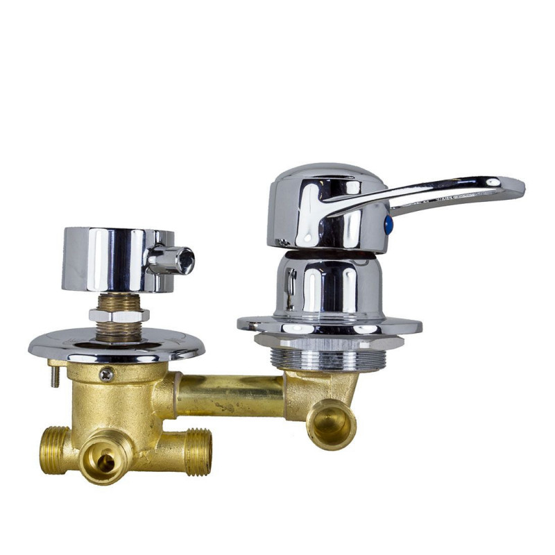 Douchecabine Mengkraan 9cm 4 voudige schakelaar met stoomuitgang.