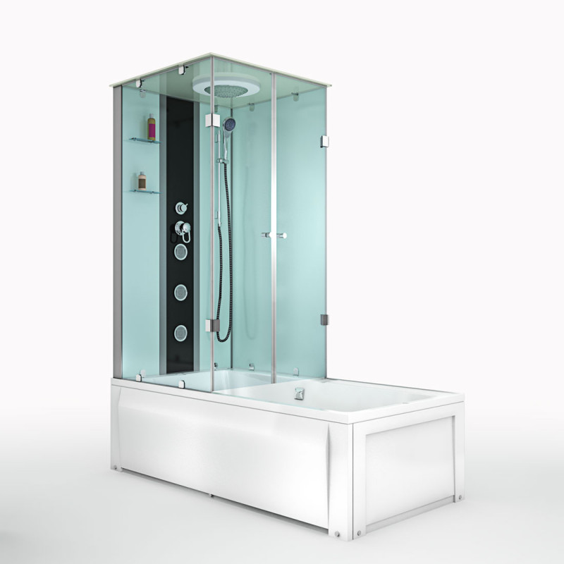 Douche Bad Combinatie Malmo R 180x90. Bad en Douchecabine Combinatie