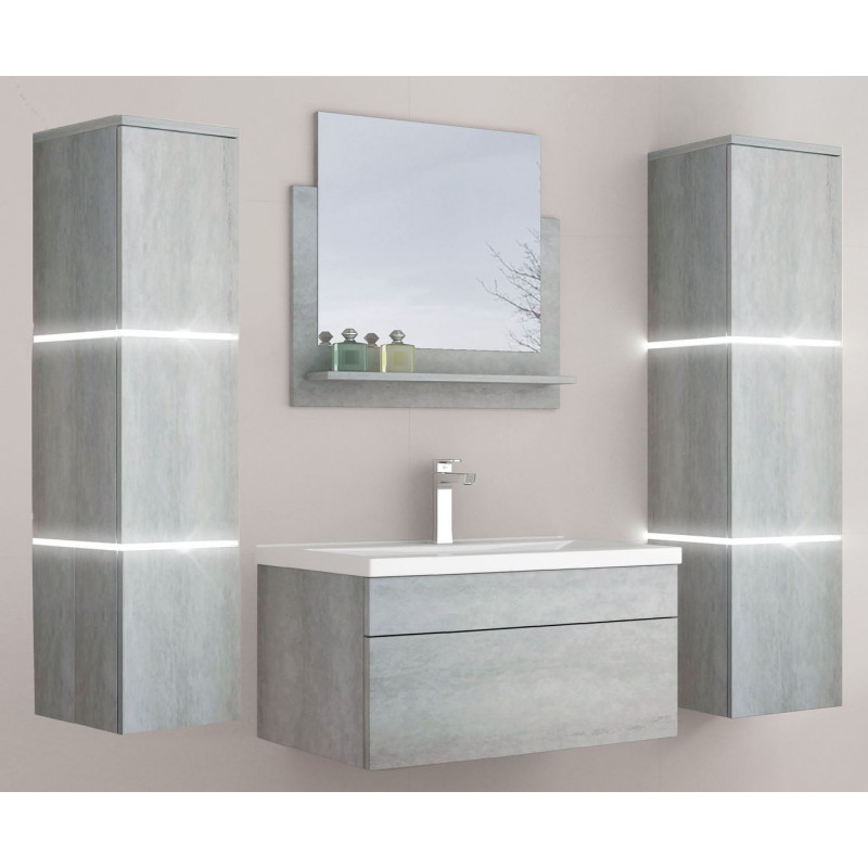 Badkamermeubel Buto Double 80CM Badkamermeubel Buto Double 80CM