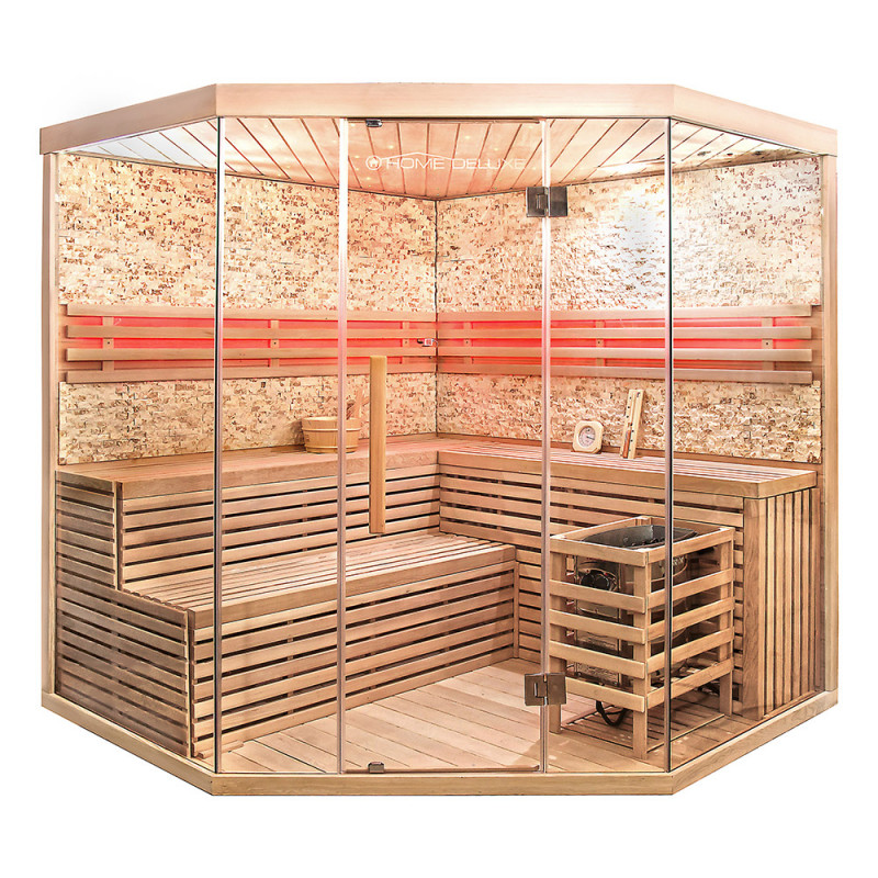 maak een foto Schuine streep auteur Traditionele Sauna Oase 200X200X210. Sauna Kopen?